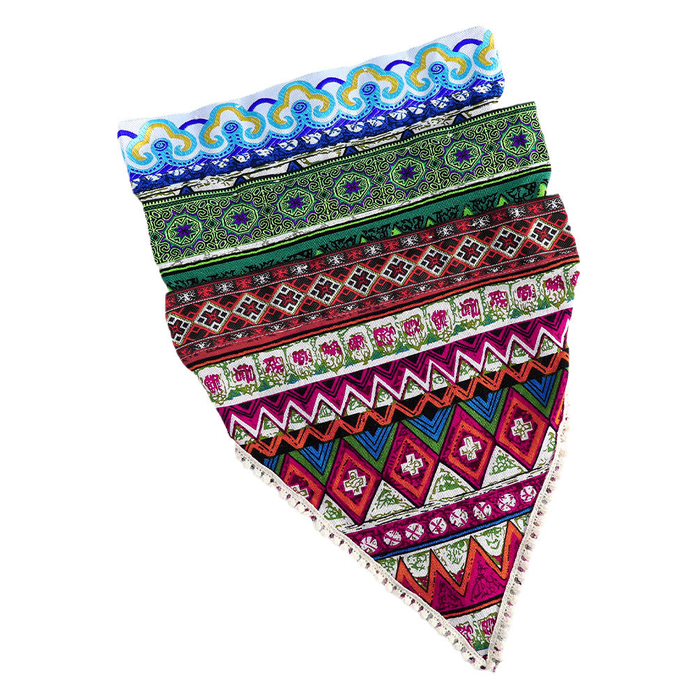Wholesale Ethnic Style Su Tie Dyed Fabric Hairbands