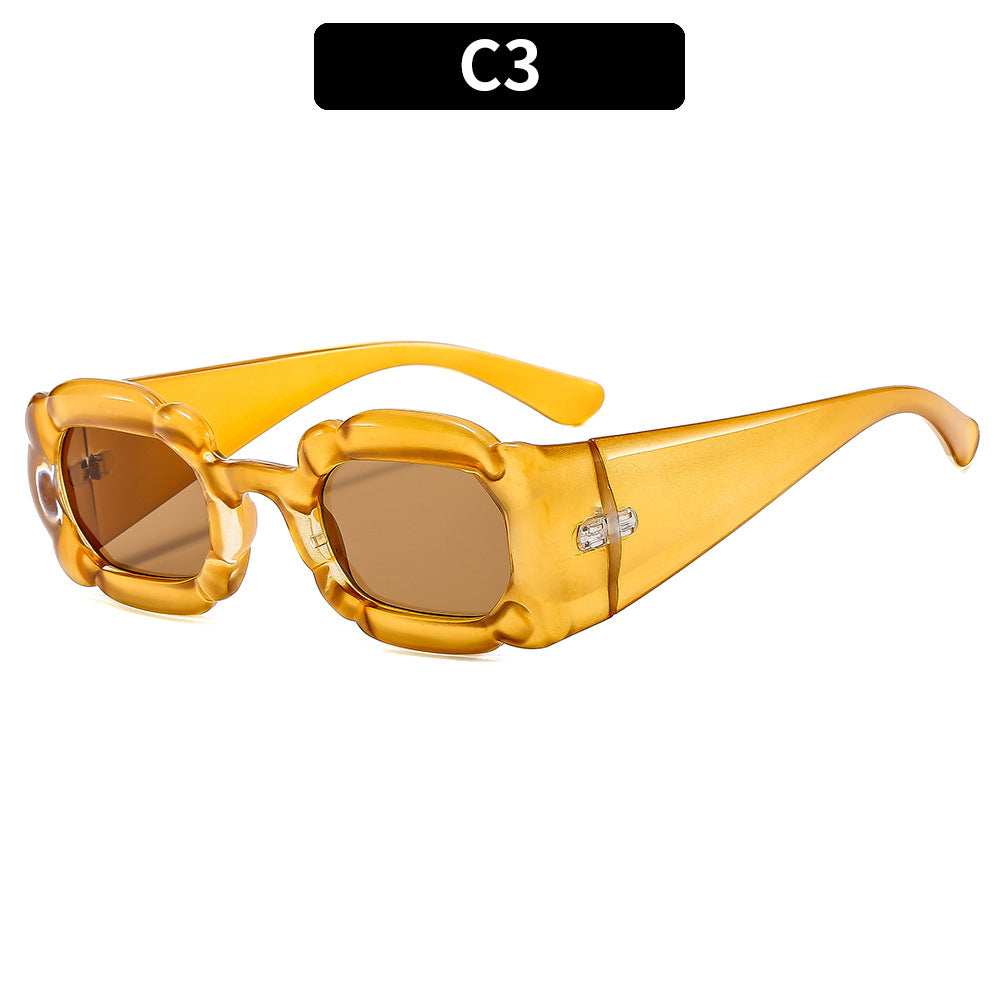 Wholesale Irregular Petal PC Sunglasses