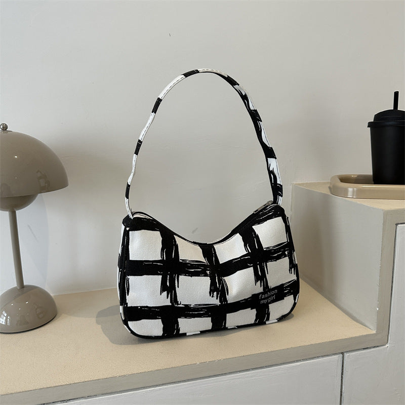 Wholesale Canvas Cow Pattern Shoulder Bag