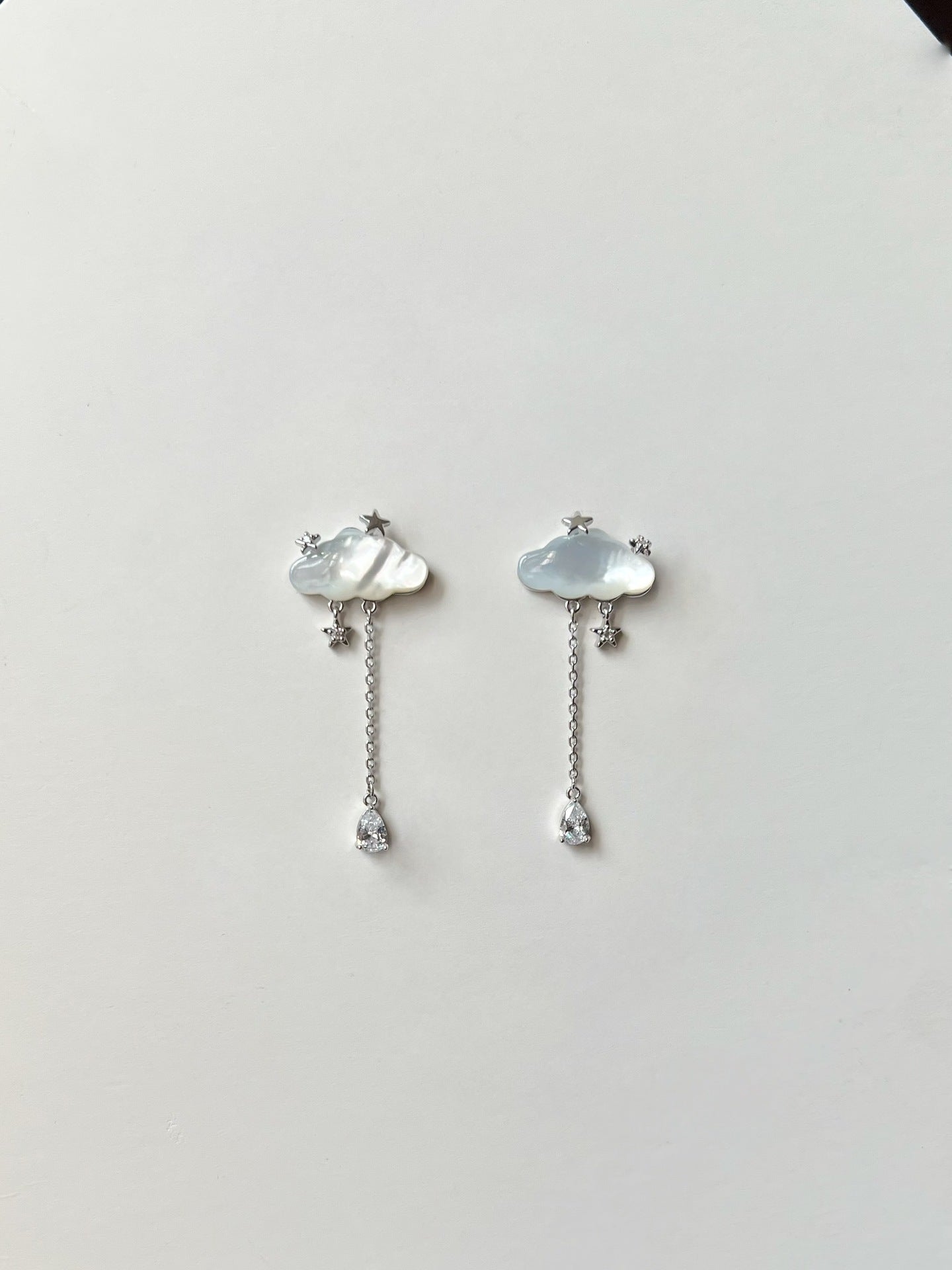Wholesale Starry Night Raindrop Warm and Cute Ear Clips