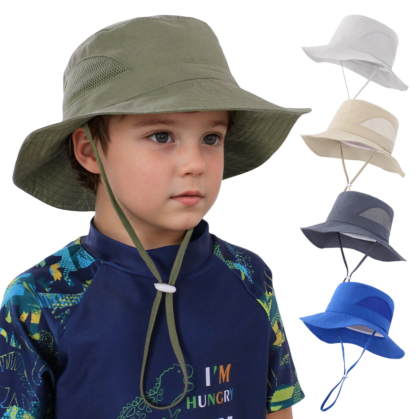 Wholesale Children' s bucket hat for summer outdoor sun protection and UV protection