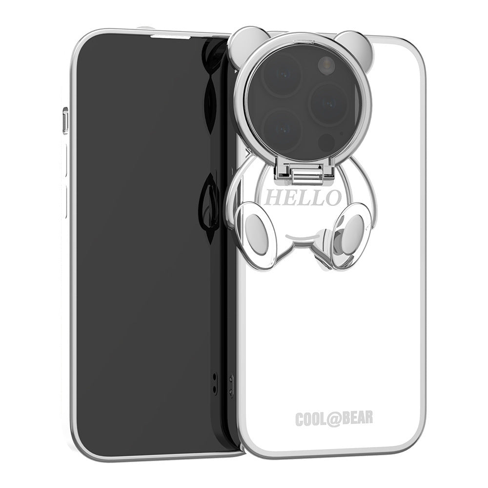 Wholesale TPU Transparent Plating Frame iPhone Case