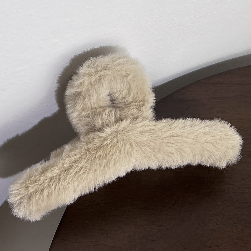 Wholesale Autumn and Winter Plush Extended Hair Clips