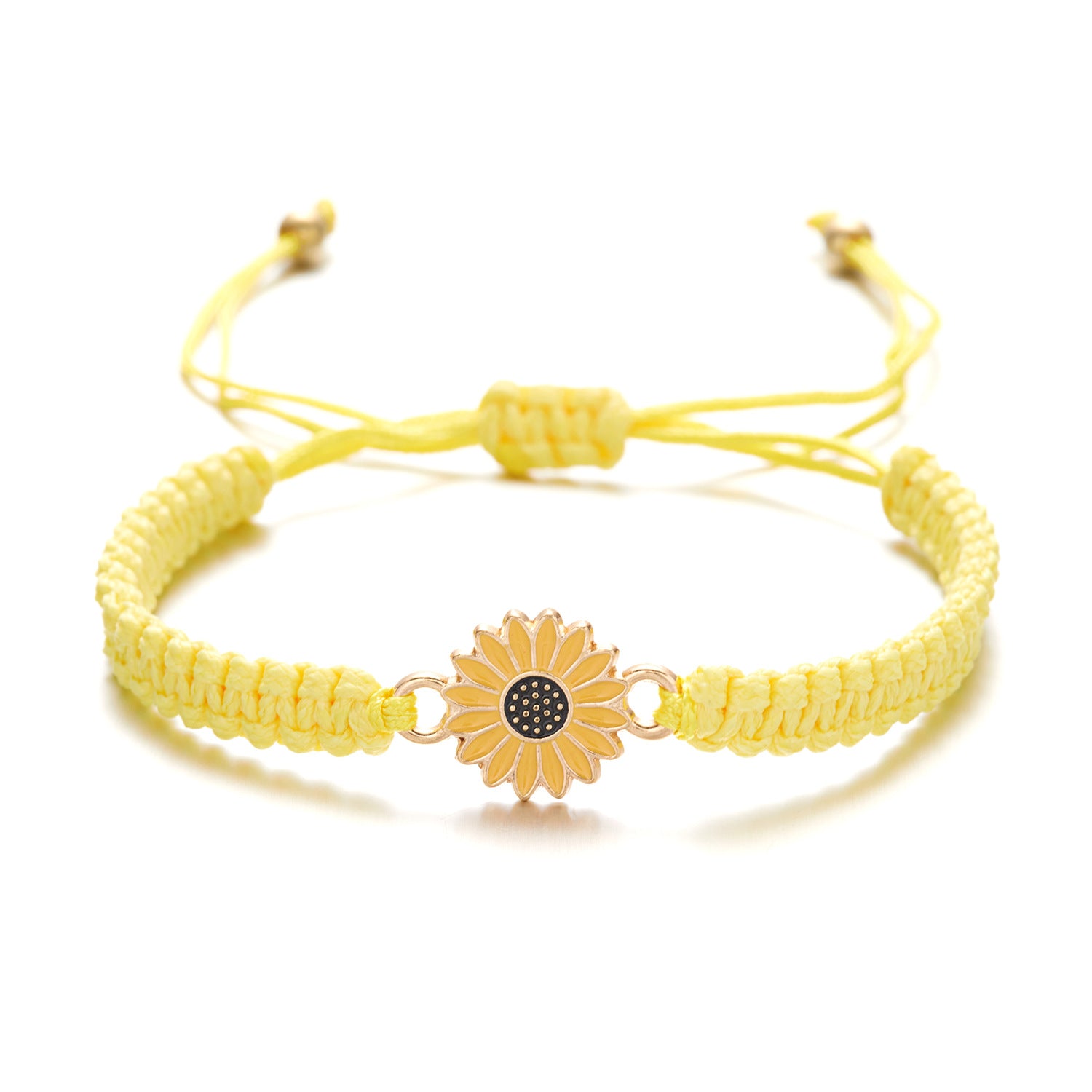 Wholesale Woven Sunflower Bracelets