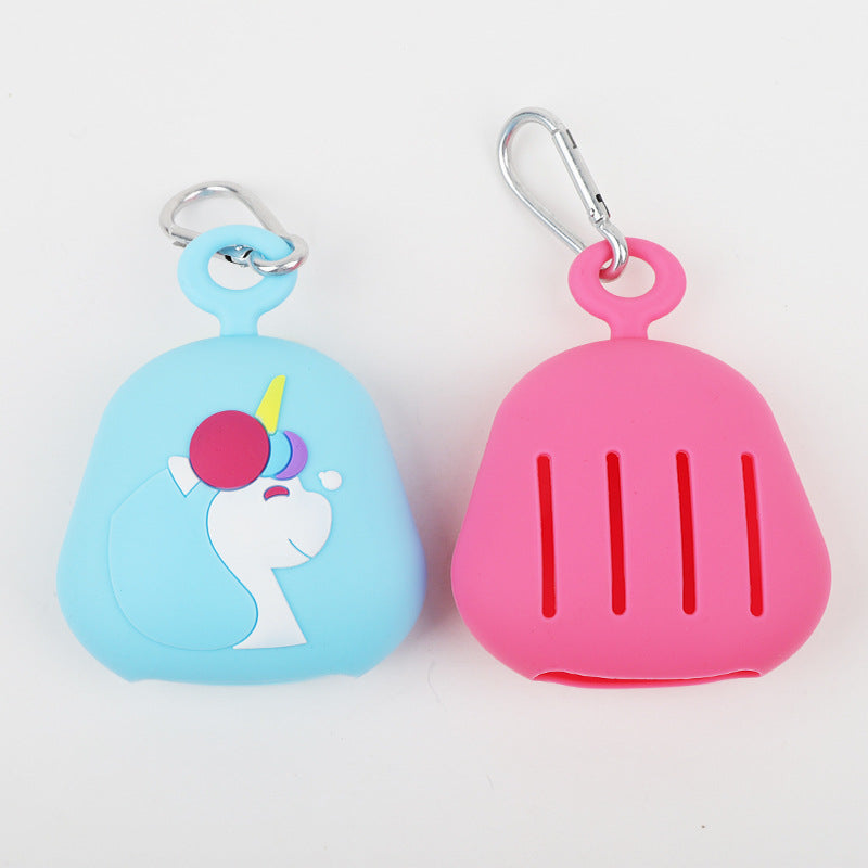 Wholesale Cartoon Cute Unicorn Towel Silicone Storage Set