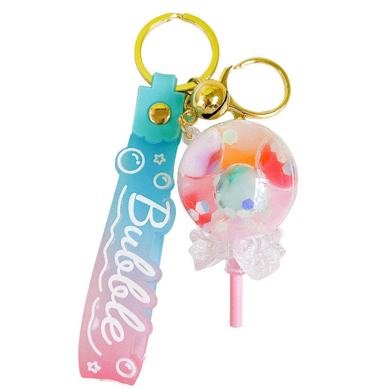 Wholesale Bubble Beads Acrylic Keychains