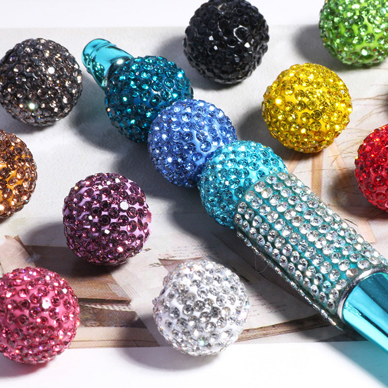 Wholesale 20pcs Soft ceramic colored round beads