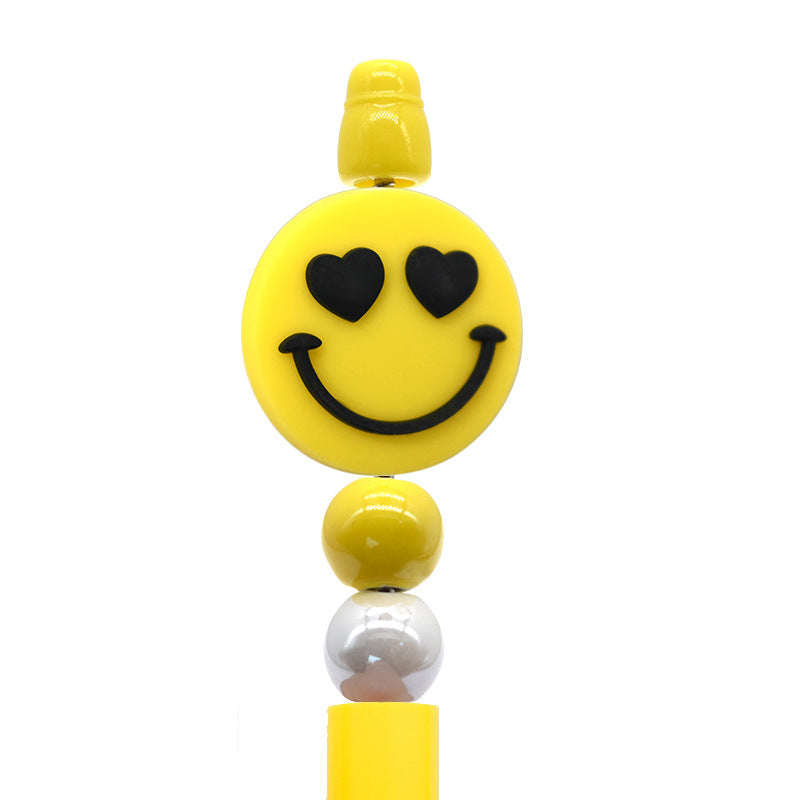 Wholesale Random 100pcs/pack Flower expression pattern bead   Focal Beads