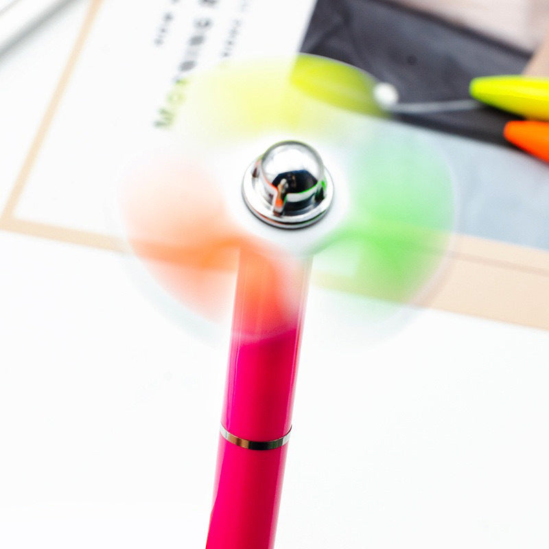 Wholesale Colorful Rotating Fidget Spinner Ballpoint Pen