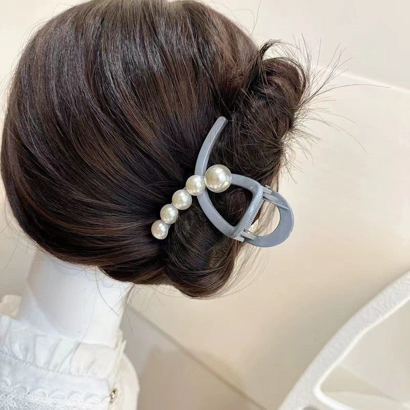 Wholesale Pearl Hairpin Small Flower Rhinestone Side Imitation Pearls Hair Clips