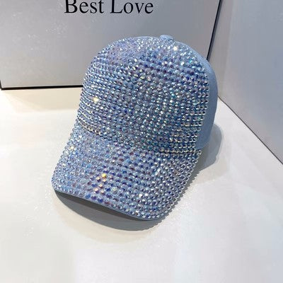 Wholesale Full Diamond Cotton Baseball Caps