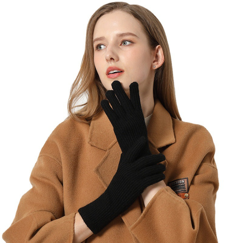 Wholesale 2023 Autumn and Winter Knitted Wool Gloves
