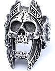 Wholesale  Simple Retro Punk Goethe Ring Titanium Steel Rust-free Fashion Jewelry Ring Pendant
