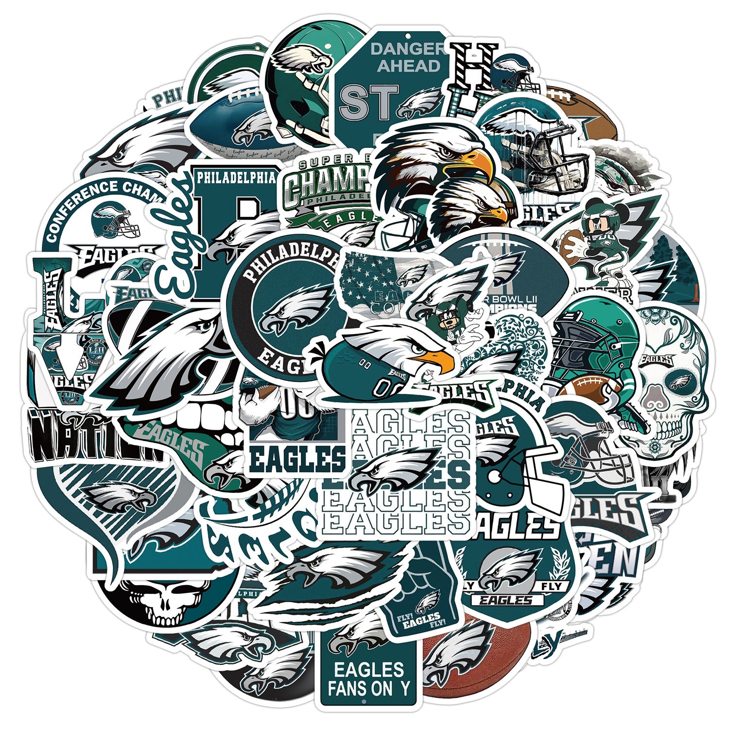 Wholesale 50pcs/pack  football graffiti stickers waterproof decorative stickers