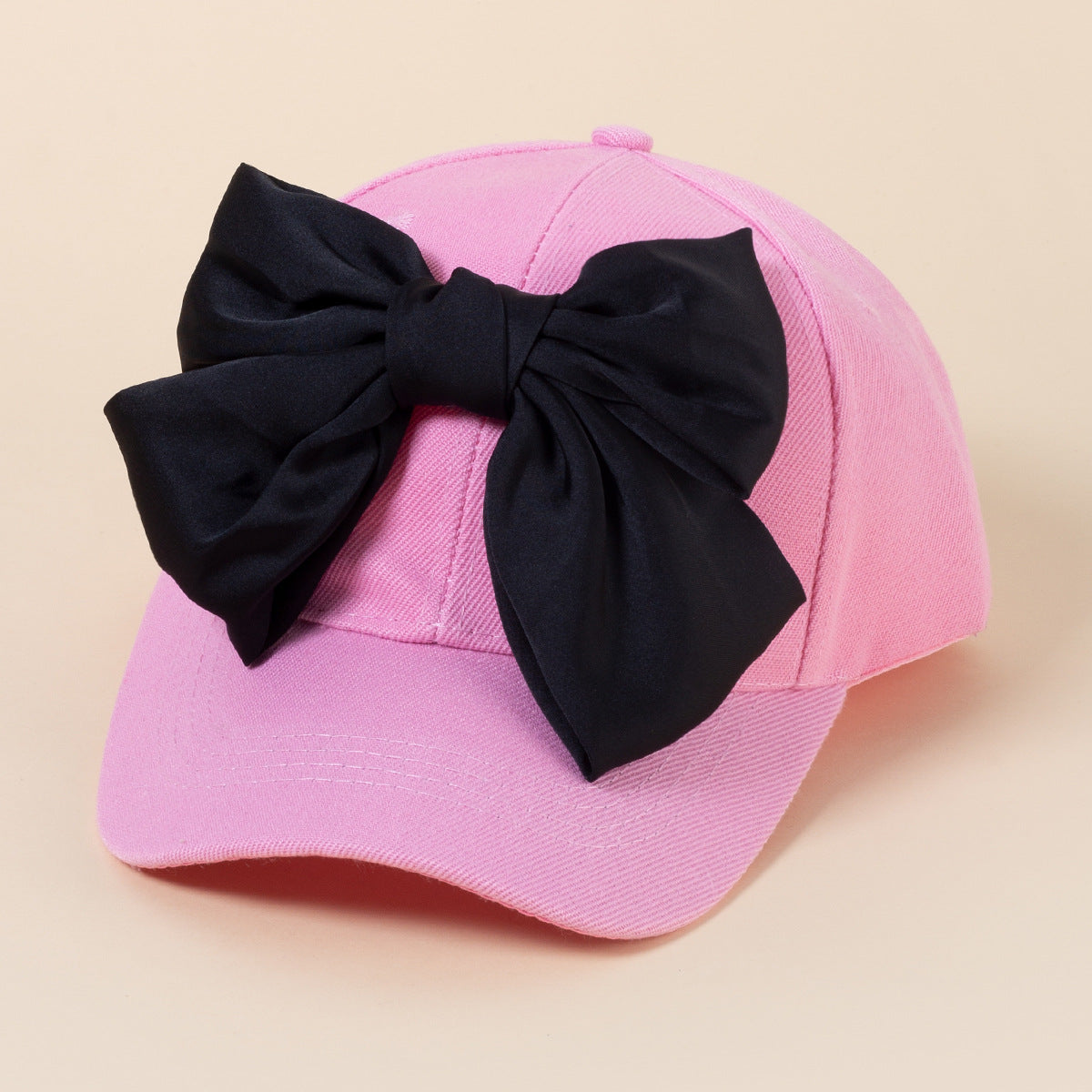 Wholesale Bow Soft Top Cotton Baseball Caps