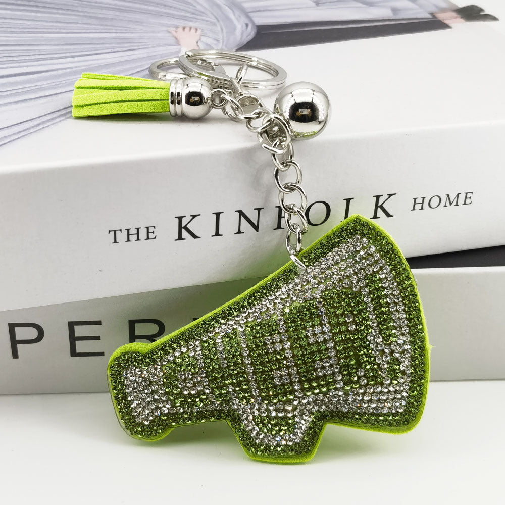 Wholesale 4pcs diamond-encrusted English letter CHEER key chain