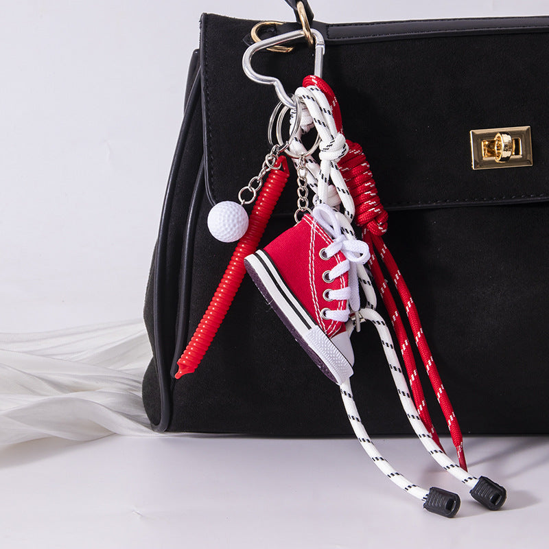 Wholesale Mini Multicolor Shoe Golf Keychain