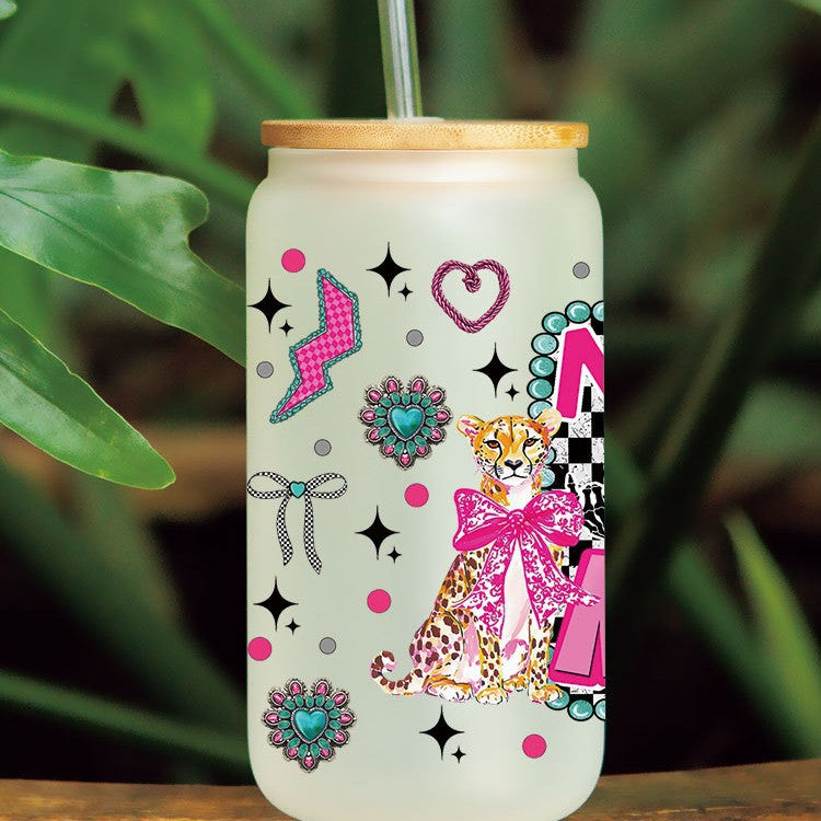 Wholesale Flower Mother's Day 16oz Cup UV DTF Wraps