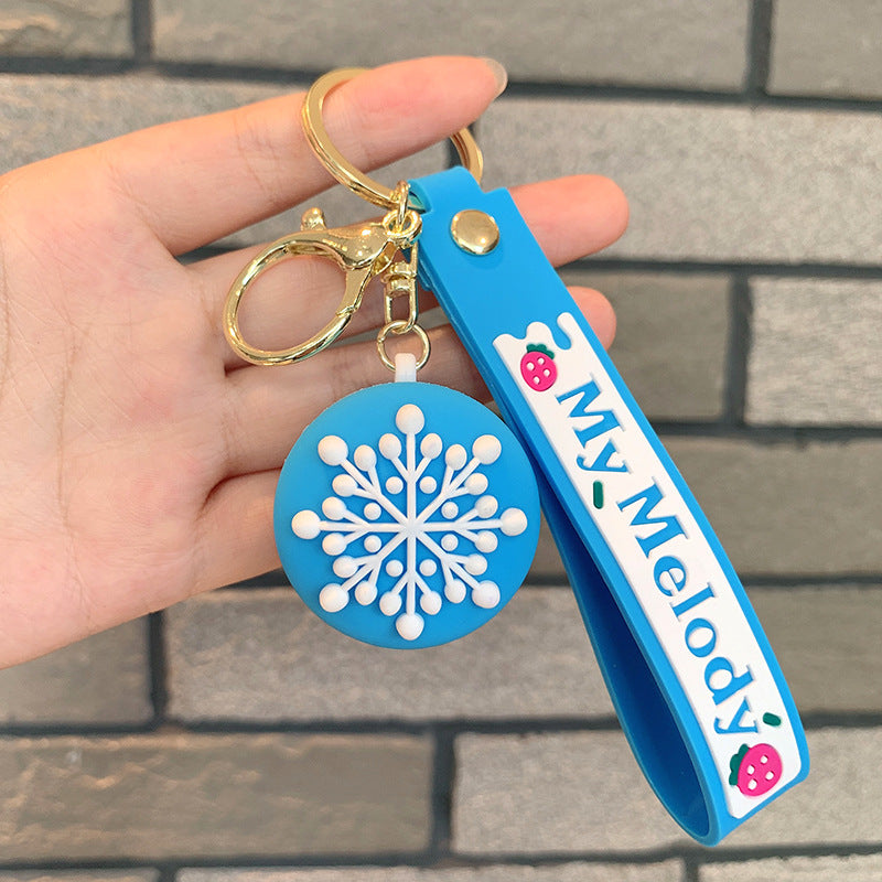 Wholesale Strawberry Donut Key Macaron Dessert Keychain