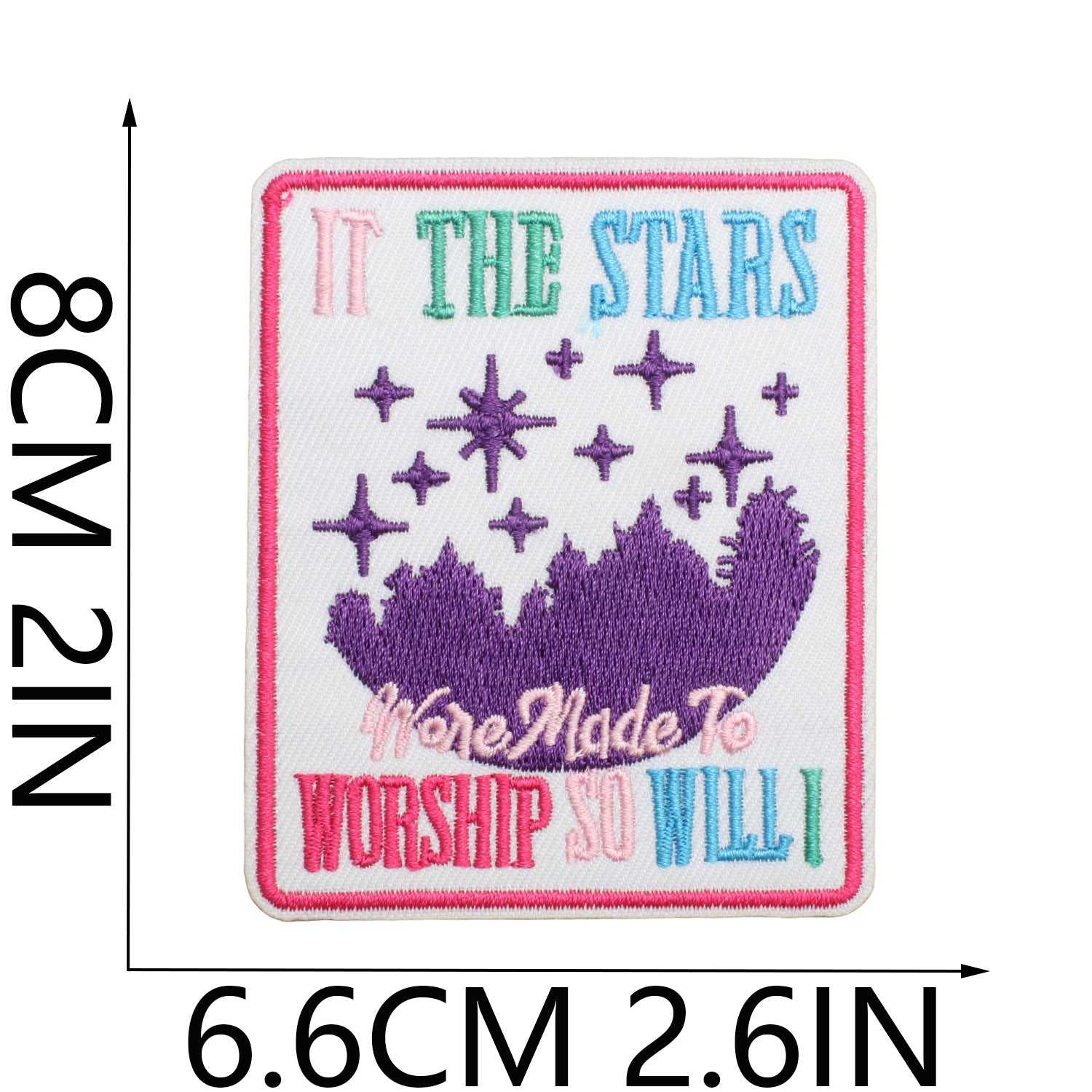 Wholesale God' s Will Embroidered Cloth Patch Bag Decoration Holy Gold  DIY Patches