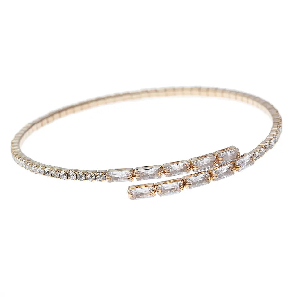 Wholesale Claw Chain Snake Rhinestone Simple Evening Fashion Zircon Bracelet