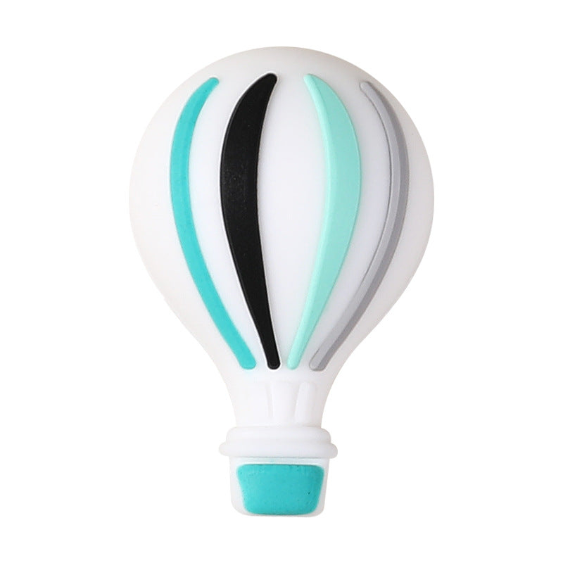 Wholesale 20pcs/pack Hot Air Balloon 3D Silicone Beads DIY Accessories