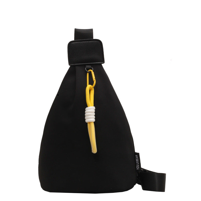 Wholesale Oxford Cloth Shoulder Chest Bag Crossbody Bag Simple Casual Solid Color Lightweight Travel Bag