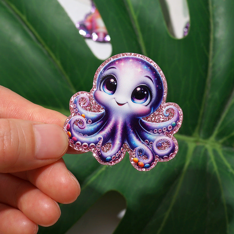 Wholesale Random 30pcs Pink Bow Series Acrylic Flatback