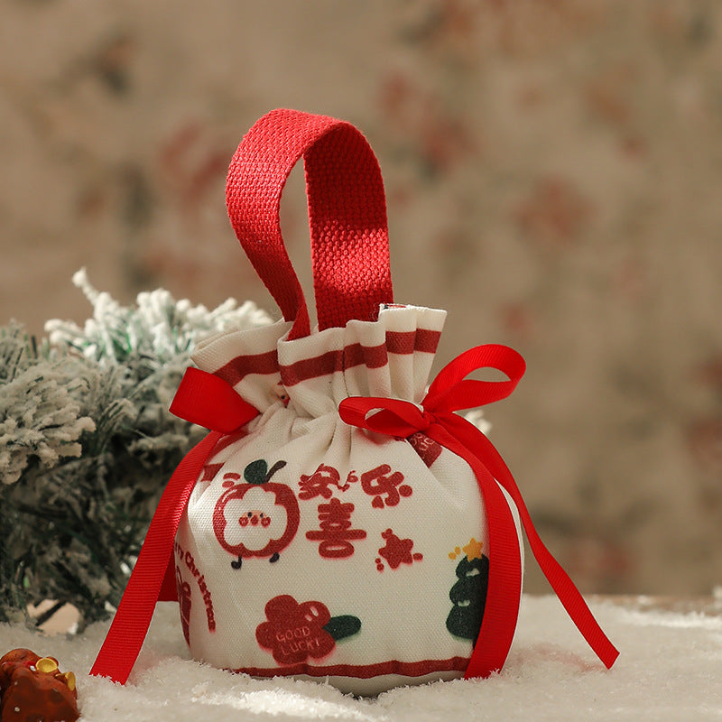 Wholesale Christmas Eve gift bag apple bag