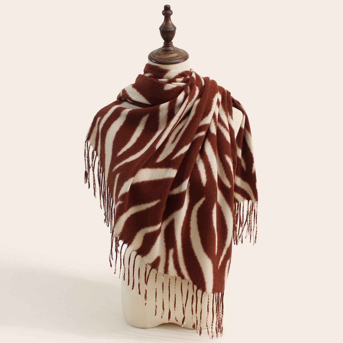 Wholesale Autumn and Winter Leopard Print Warm and Versatile Fashionable Imitation Cashmere Scarf