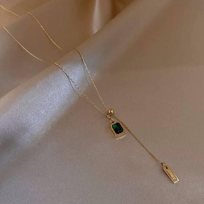 Wholesale Titanium Steel Women's Woolen Chain Autumn and Winter All-match Accessories