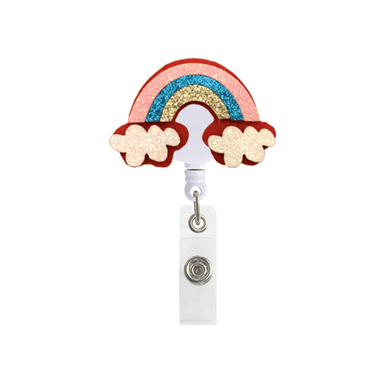 Wholesale ABS Rainbow Telescoping Keychain