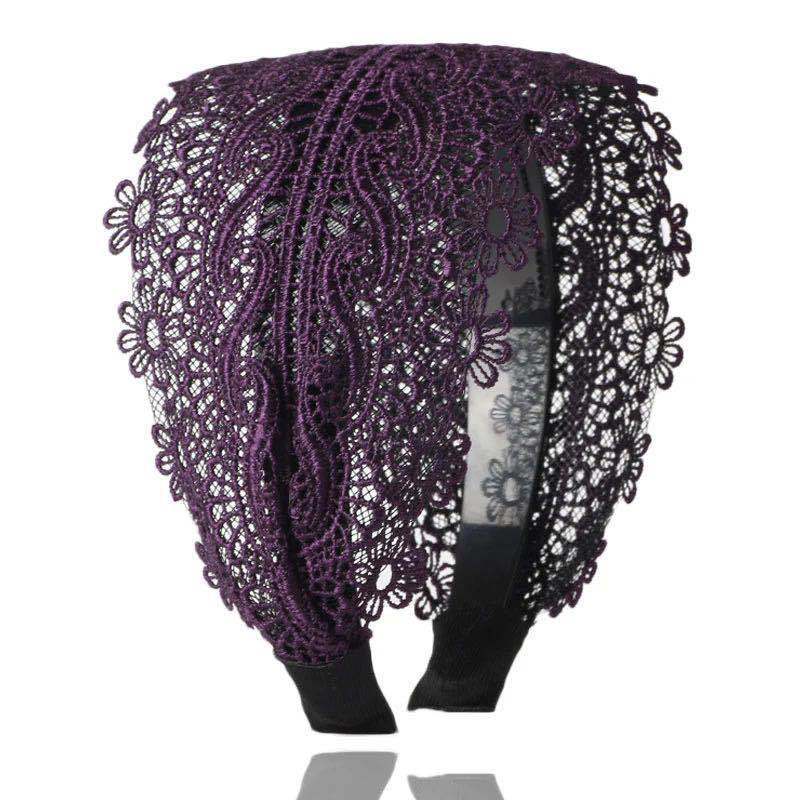 Wholesale Wide Versatile Sweet Fresh Solid Color Fabric Headband