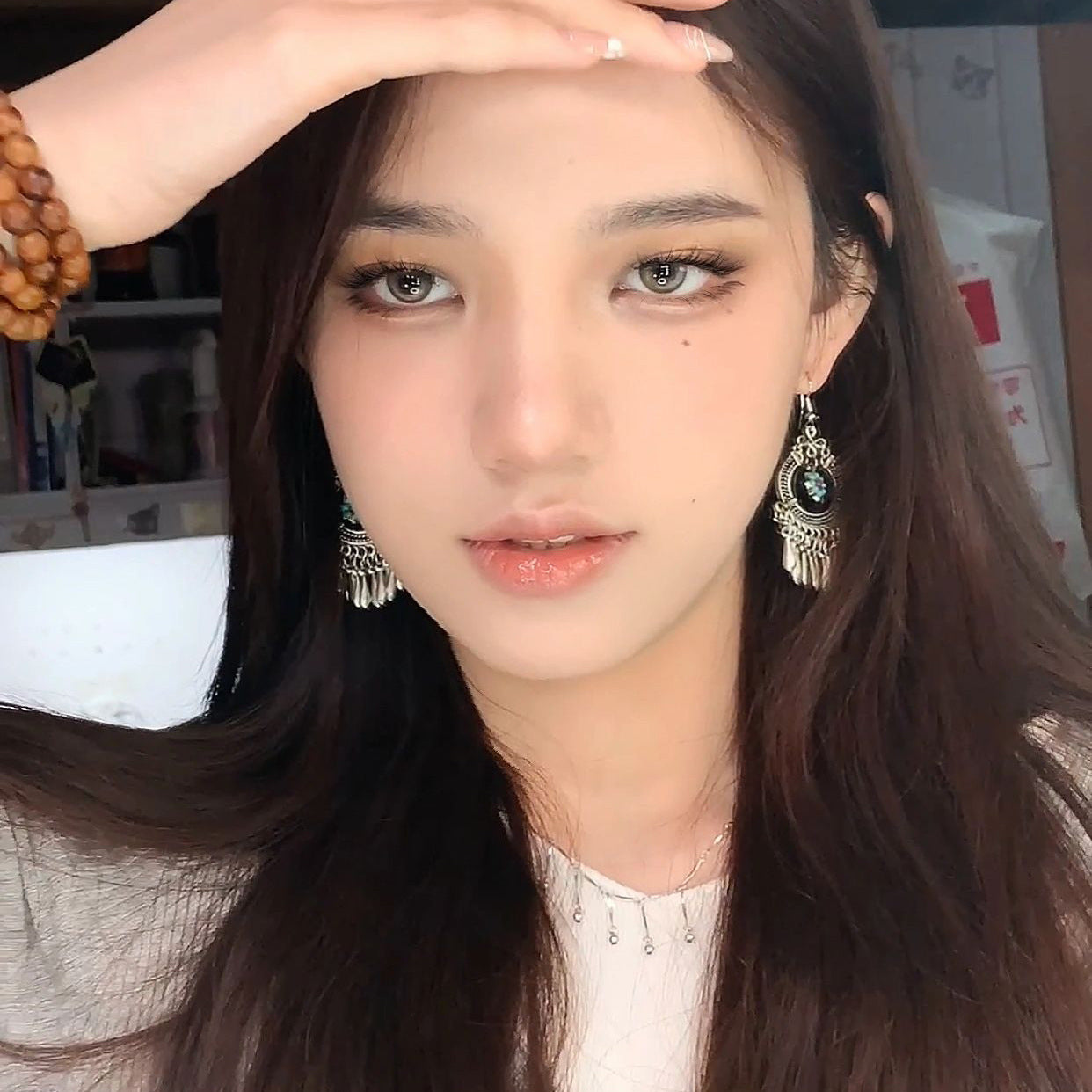 Wholesale Bohemian style long tassel earrings