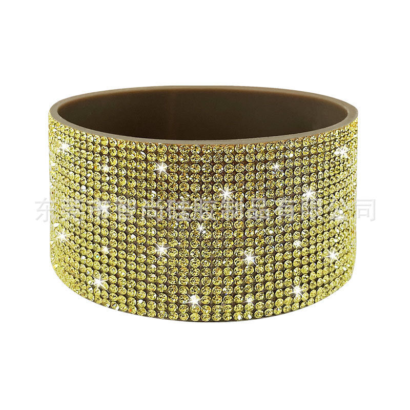 Wholesale New Product Diamond Silicone Ice Cup Cup Bottom Set Car Water Cup