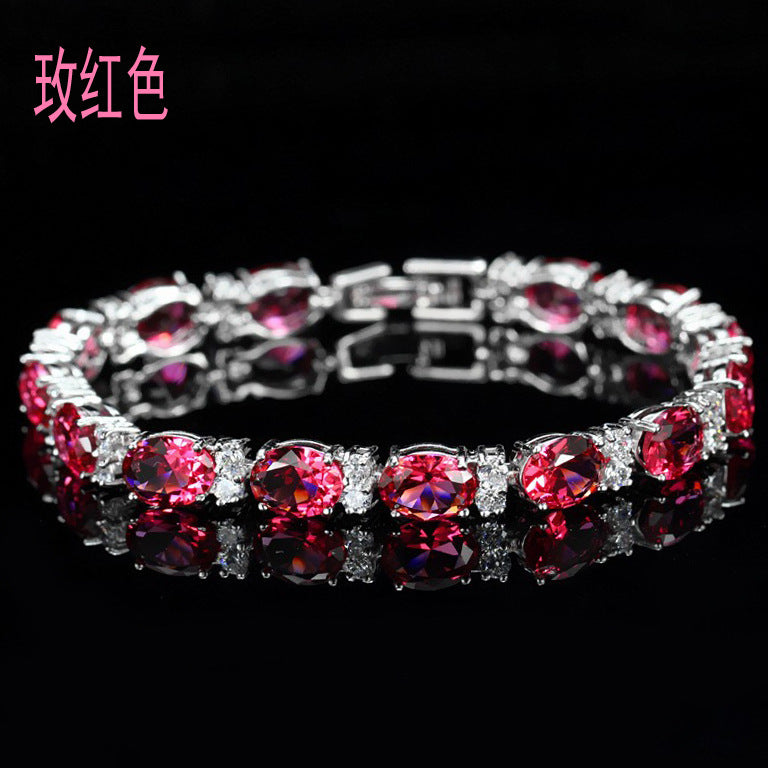 Wholesale Colored Crystal Zircon Bracelets