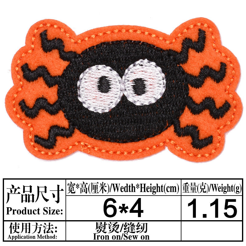 Wholesale Cloth Cartoon Embroidered Patch Set 9 Styles Sew Iron On Applique For Clothing DIY Craft Supply