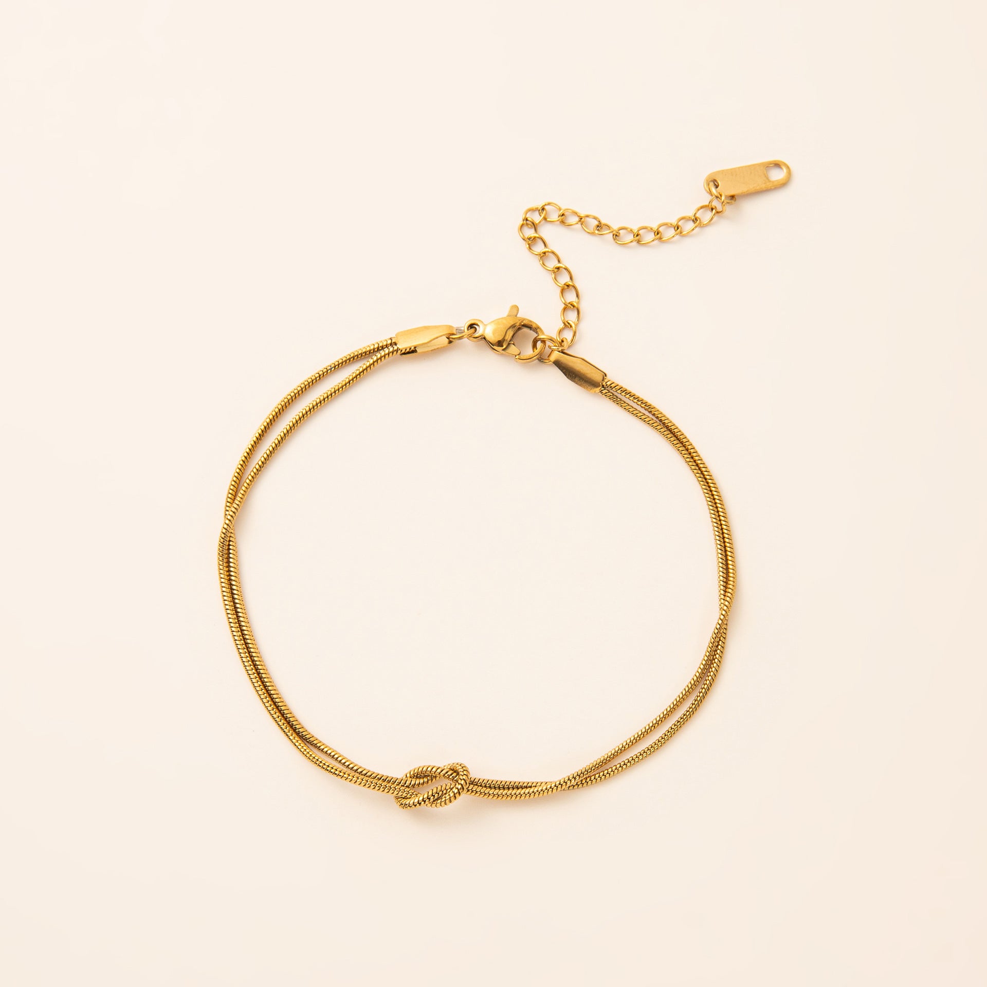 Wholesale Knot snake bone chain herringbone titanium steel bracelet