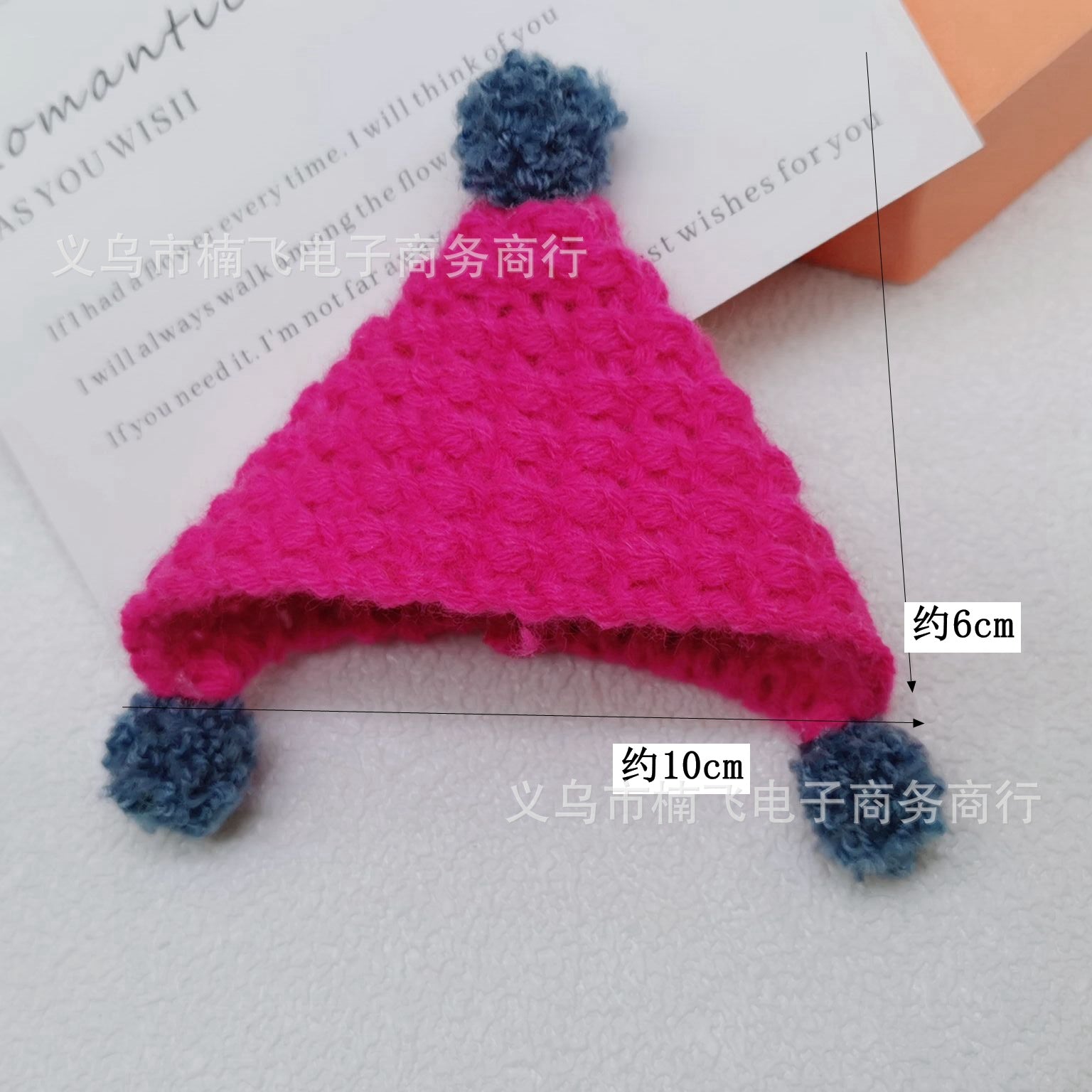 Wholesale Mini Handmade Knitted Cartoon Hat  Doll  Accessories
