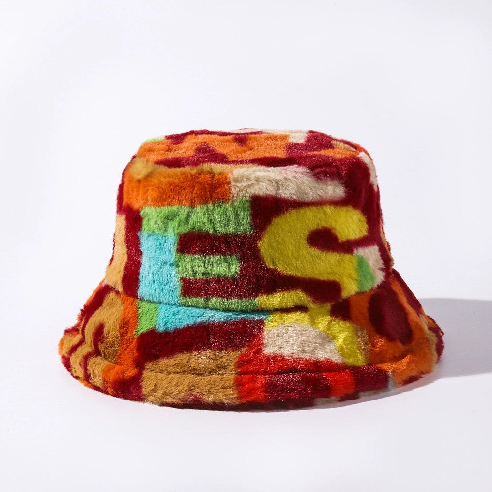 Wholesale Colored Digital Printed Plush Fisherman Hats