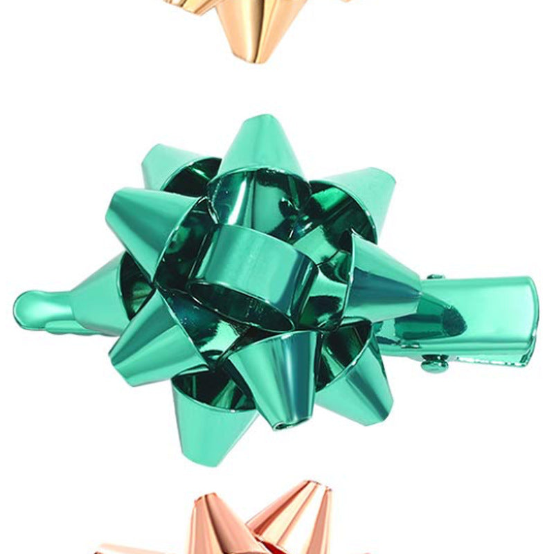 Wholesale Lady Accessories Christmas Bow Hairpin