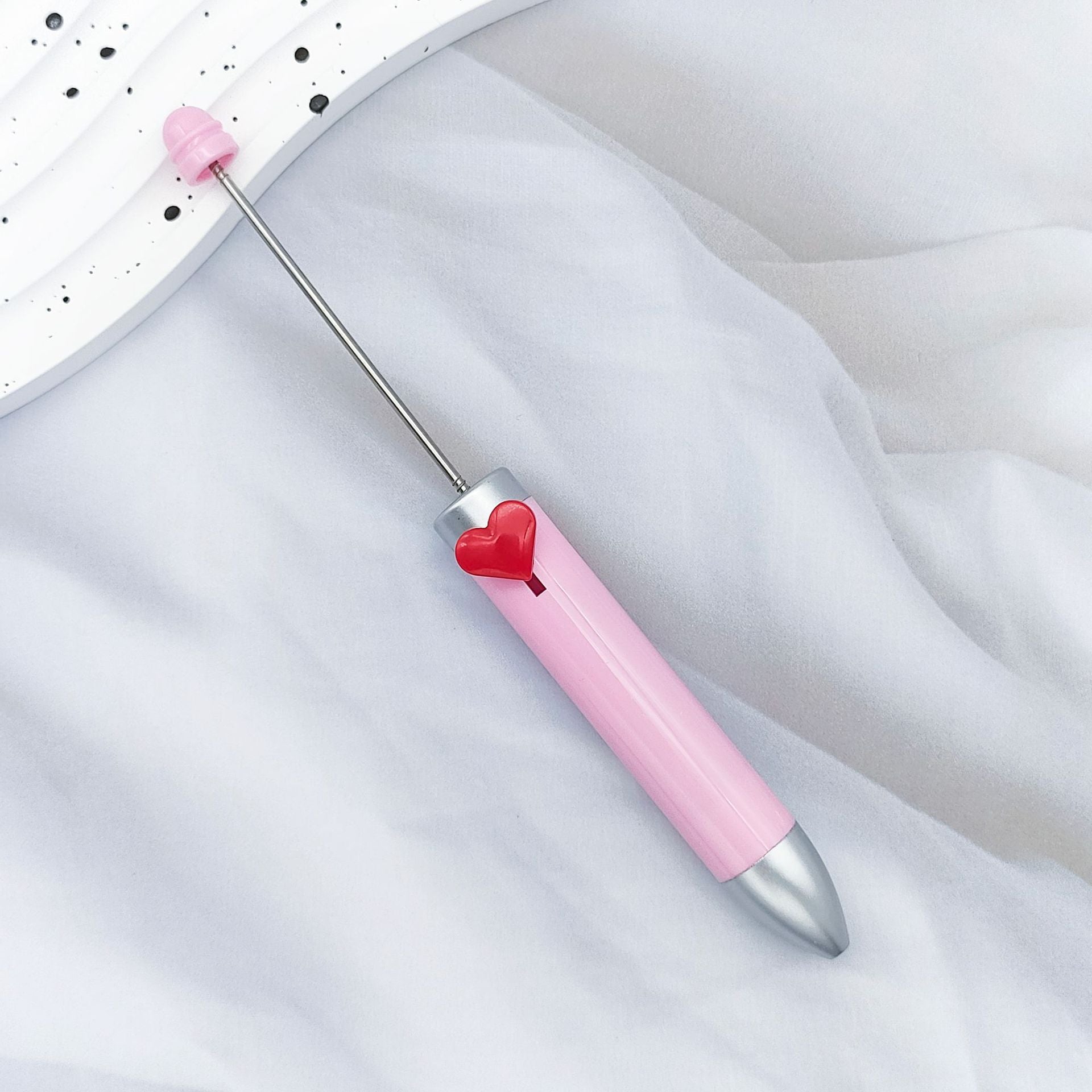 Wholesale 2pcs DIY Heart 7 Color Ballpoint Pen