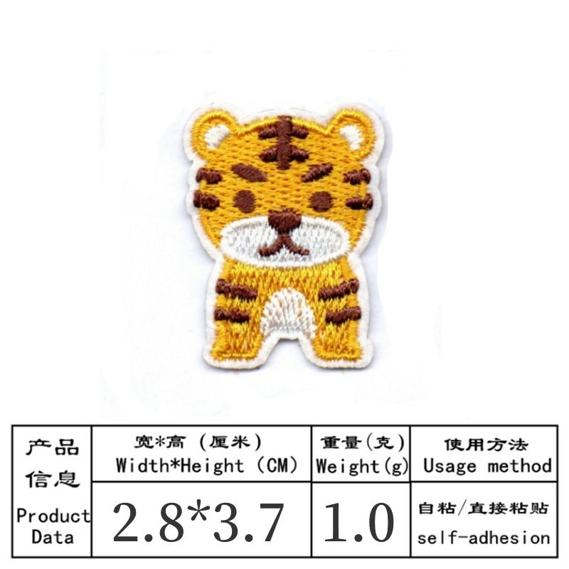 Wholesale Cartoon rabbit animal embroidery DIY Patches