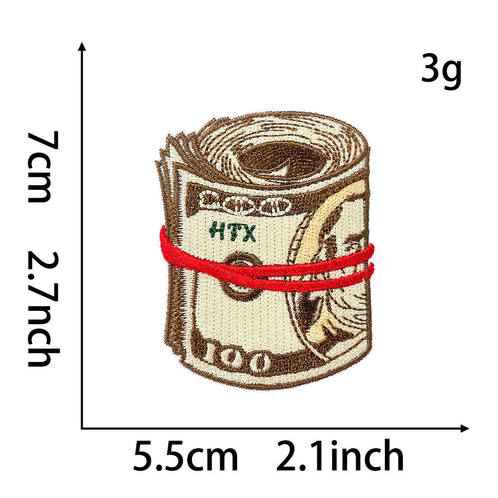 Wholesale Polyester Embroidered Iron On Patches 10 Styles Chic Decorative Coat Badges DIY Clothing Accessory Gift Boutique Resale