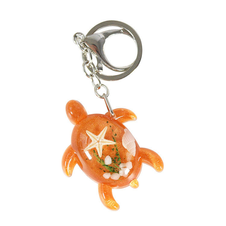 6pcs/pack hanging luminous acrylic keychain with lobster buckle