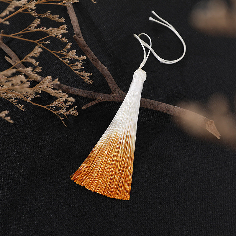 Wholesale 10pcs 10CM Gradient Tassel Ear Pendant Accessories