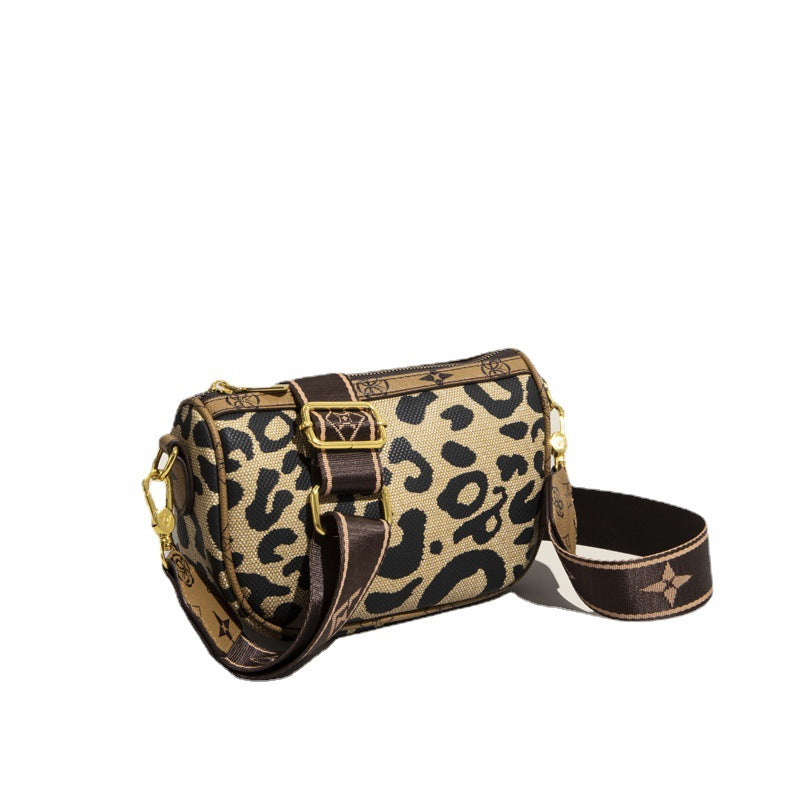 Bolsa de mensajero de leopardo de Pu al por mayor