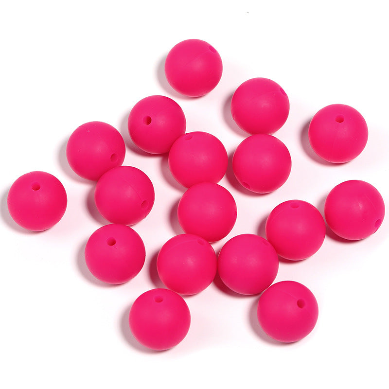 Wholesale Random 50pcs/pack  Silicone multi-color beads