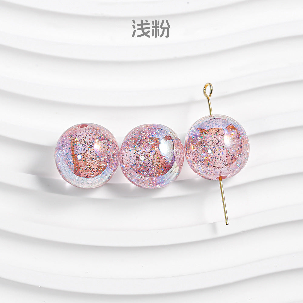 Wholesale 30pcs Laser Straight Hole DIY Handmade Loose Beads