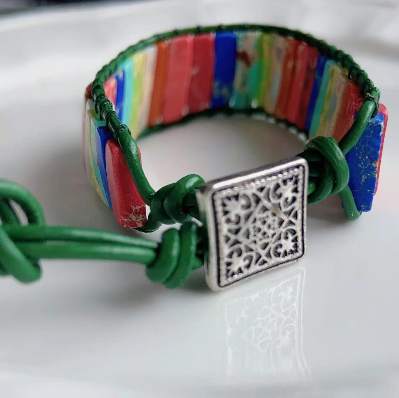 Wholesale Hand-woven Leather European and American Bohemian Creative Bracelet